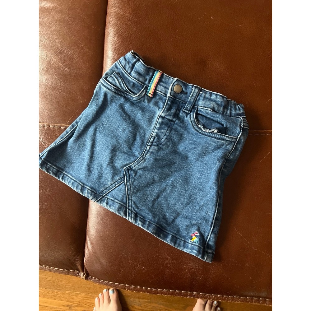 Joules skirts‎ rainbow jean girls size 4